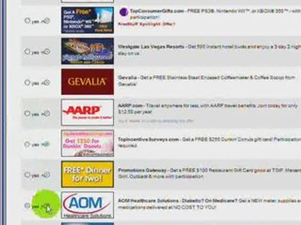 How to complete an offer and get FREE stuff!