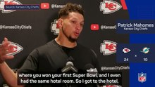 Mahomes reminisces on first Super Bowl triumph after win at Miami