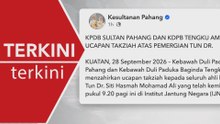 Sultan Pahang, Tengku Ampuan zahir takziah pemergian Tun Siti Hasmah