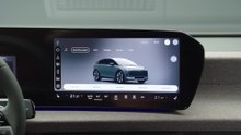 Audi A2 e-tron in Pistachio Green Infotainment System
