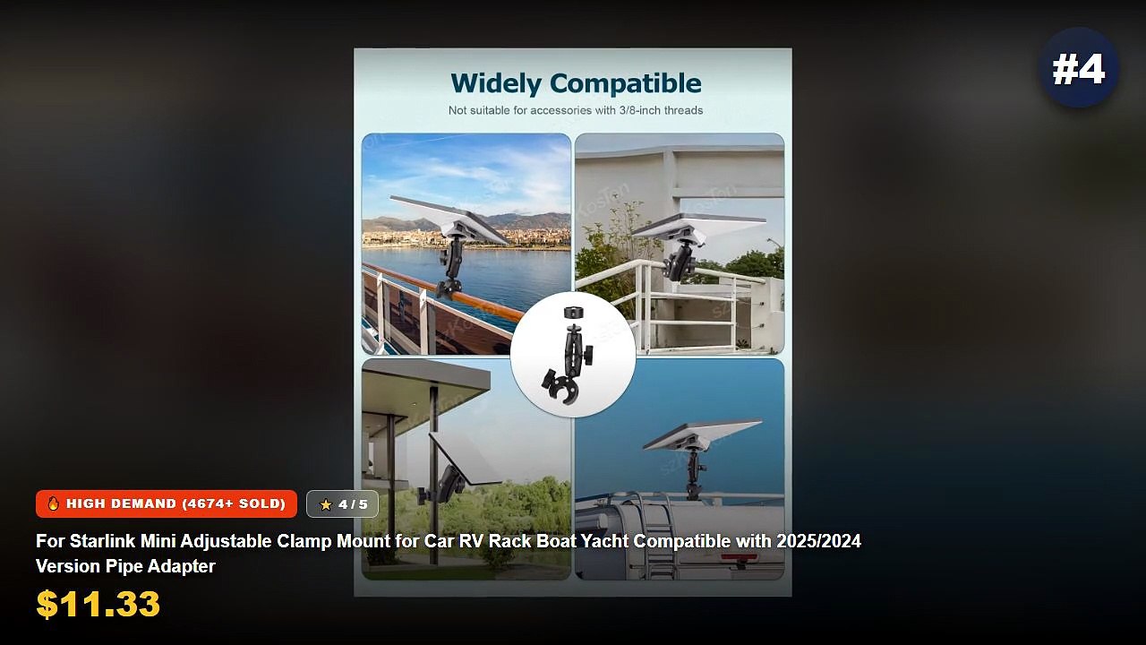 Top 5 Starlink Mounting Adapters For Outdoor RVs: Top 5 Best Sellers ...