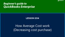 204 - How Average Cost work (decrease cost purchase)