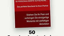 50 Geschenkgutscheine für verliebte Paare, Schenken Sie unvergessliche Momente der Zweisamkeit und Romantik.: Verleihen Sie Ihrer Beziehung einen ... Sie Ihre Beziehung durch einfache Gesten. — Christelle Chartier