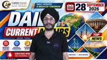 Daily Current Affairs 28 September 2026 | Current Affairs Today | UPSC SSC Railway Banking