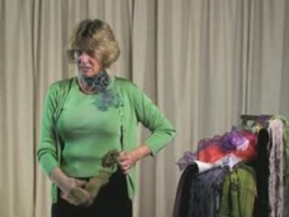 How To Tie a Silk Scarf Using Organza Silk Scarves