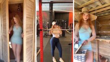 Isabel R. Nunes zeigt ihren Morgen auf der Farm, die Routine mit den Hühnern und ihr Training im Fitnessstudio