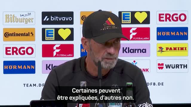 Allemagne - Klopp : "Nous avons manqué de conviction"