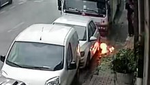 Kağıthane’de yeraltı elektrik kablolarında patlama