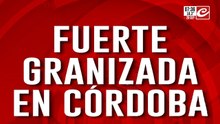 Impresionante granizada en Córdoba. Mirá las imágenes