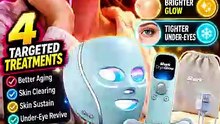 Shark CryoGlow LED Face Mask Review – Red Light Therapy & Under-Eye Cooling