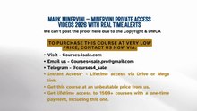 Courses4sale.com — Mark Minervini – Minervini Private Access Videos 2026 with Real time alerts