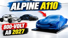 Alpine A110: Elektro-Sportler mit 800-Volt-Technik kommt 2027