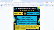 Buy! An Onlyfans Accounts With Balance – 2K+ Elite Sites Comparison