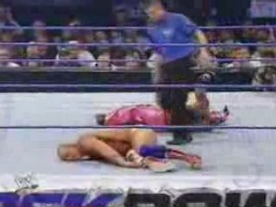 Rey Mysterio & Edge vs Kurt Angle & Chris Benoit 7/11/02 pt3
