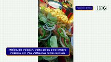 Mítico, do Podpah, volta ao ES e relembra infância em Vila Velha nas redes sociais