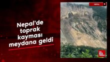 Nepal'de toprak kayması meydana geldi