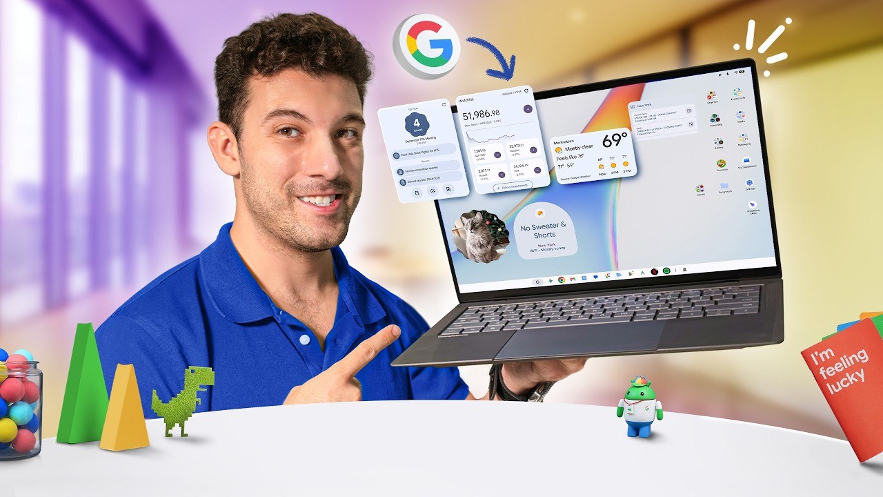 Googlebook Hands-On: Premium Android Laptops, Gemini AI and 10-Year ...