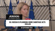 Russia is planning more sabotage acts, says EU's top diplomat