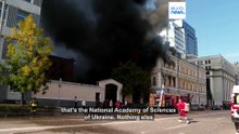 Russia strikes Ukraine's National Academy of Sciences, killing at least one person