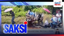 Bus, sumalpok sa nakahintong tricycle; 2 patay, 3 sugatan | Saksi