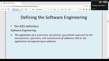 📘 Lecture 1 - Introduction to Software Engineering  Dr. Asmaa
