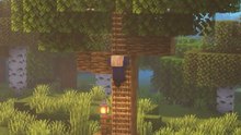 Minecraft Starter Base Tutorial: Simple Treehouse Build for Beginners