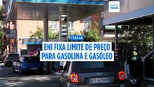 Itália impõe teto aos preços da gasolina e do gasóleo