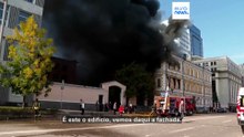 Rússia ataca Academia Nacional de Ciências da Ucrânia e faz pelo menos um morto