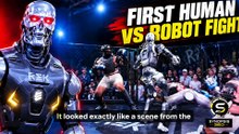The First Human vs. Humanoid Robot Fight