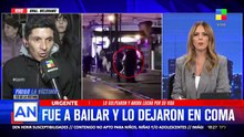 Violencia a la salida de un boliche: fue a bailar y lo dejaron en coma