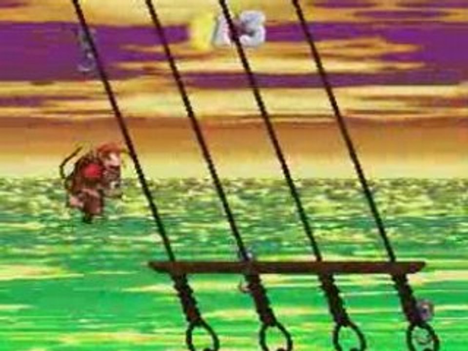 Donkey Kong Country 2 : exemple d'un niveau