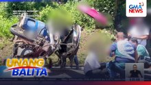Huli-cam - Bus, bumangga sa nakahintong tricycle; 2 patay, 3 sugatan | Unang Balita