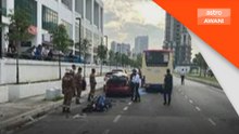 Seorang maut, seorang cedera dilanggar bas Rapid KL