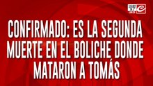 Confirmado: es la segunda muerte en el boliche donde mataron a Tomás