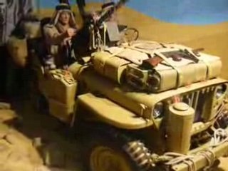 Les jeeps SAS et Désert Rats