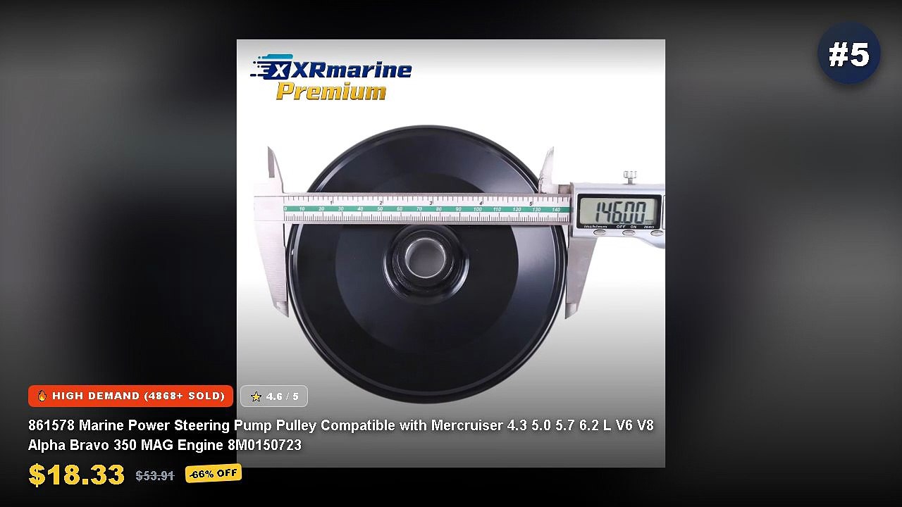 Amazing Top 5 MerCruiser Power Steering Pump Pulleys You Need To See ...