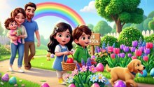 Five Colorful Eggs 🥚🌈 | Learn Colors & Count 1 to 5 | Kids Nursery Rhyme