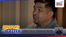 VPSD at iba pa, iimbitahan ng NBI para tanungin tungkol sa mga alegasyon ni Gracioso | Unang Balita