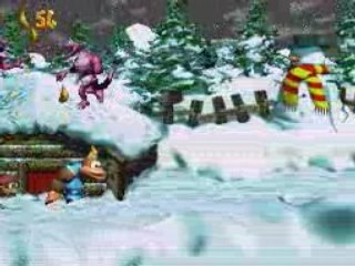 Donkey Kong Country 3 : exemple d'un niveau