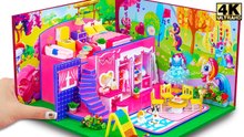 DIY Miniature Cardboard House #212 ❤️ Build Beautiful Unicorn Bedroom, Bathroom and Living Room