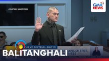 Davao City Mayor Sebastian Duterte, idineklarang hostile witness | Balitanghali