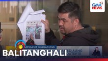 VPSD at iba pa, iimbitahan sa NBI kaugnay sa mga alegasyon ni Rodulfo Gracioso, Jr.  | Balitanghali