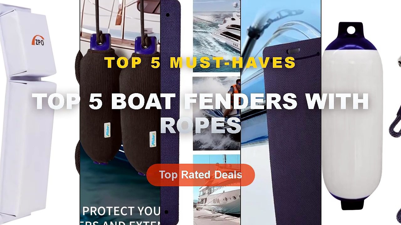 Top 5 Boat Fenders With Ropes: Top 5 Best Sellers - 2pcs Boat ...