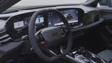 The new Audi RS 5 Sedan Interior Design in Bedford green