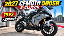 2027 CFMOTO 500SR E-Clutch: Vierzylinder trifft neue Technik