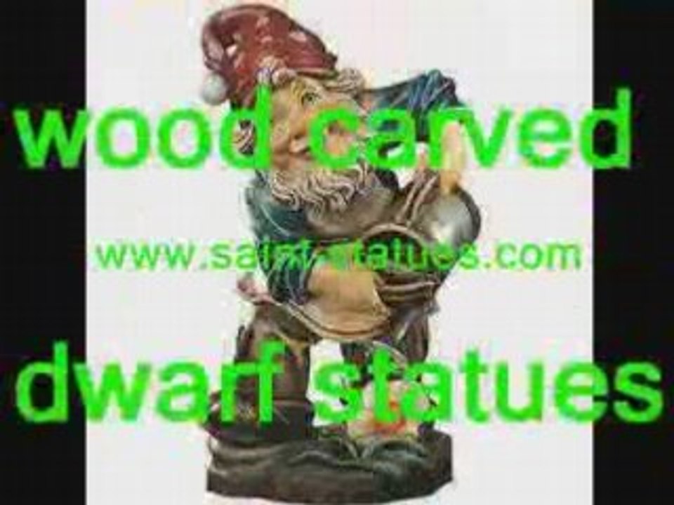 Gnome garden statues wooden, hand carved & handcrafted!