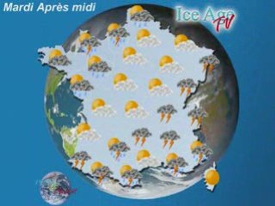 Meteo du Mardi 12 Aout 2008