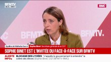 Blocage des lycées: "Quand on envoie la police, on organise les débordements", estime Sophie Binet, secrétaire générale de la CGT