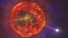A star crossing the Milky Way at 560,000 mph survived a supernova