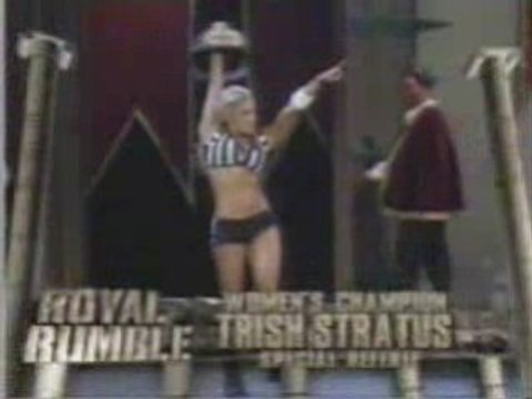 WWE - Royal Rumble 2006 - Ashley vs Mickie James - Trish St